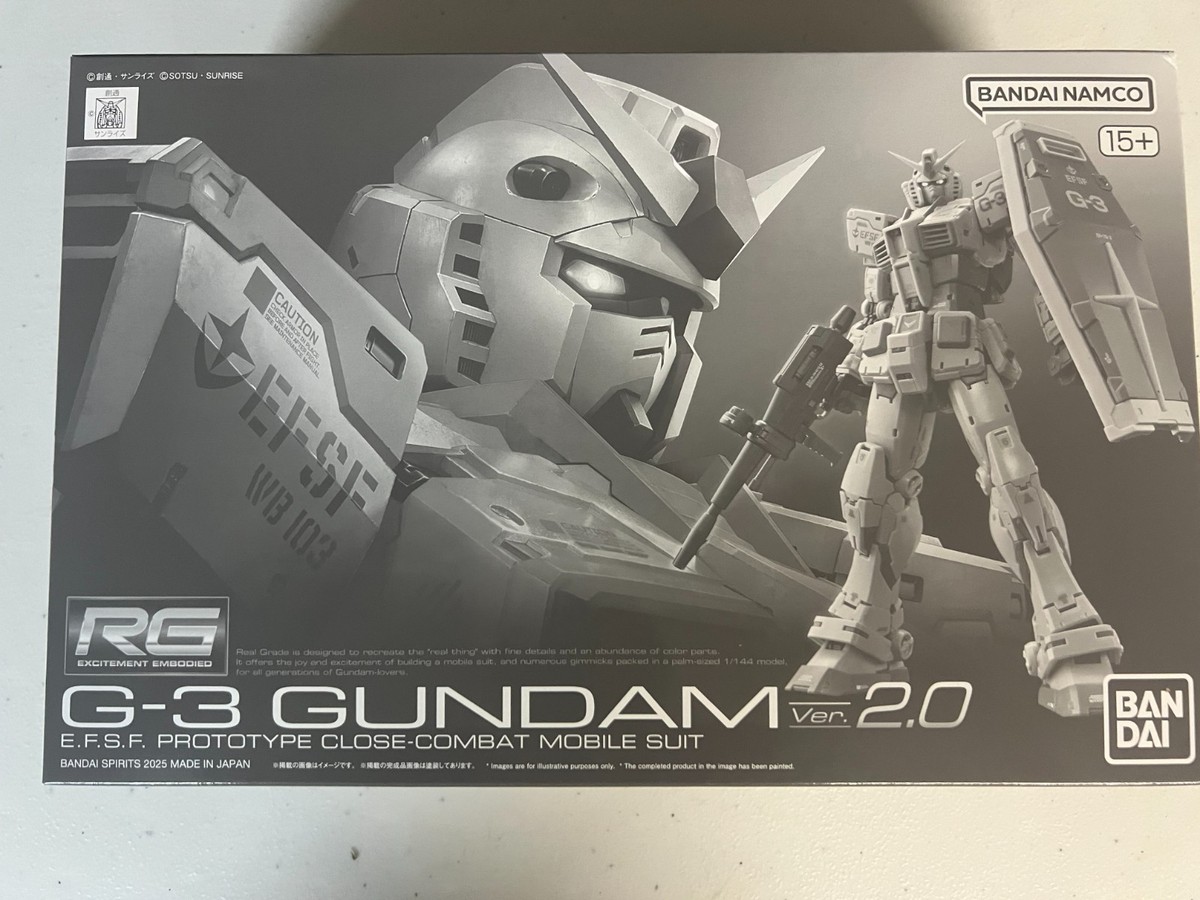 P-Bandai RG G-3 Gundam ver 2.0 Limited Edition 1/144 | eBay