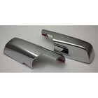 Mirror Covers for 2015-2019 GMC Sierra 2500/3500 (Chrome Lower Half)