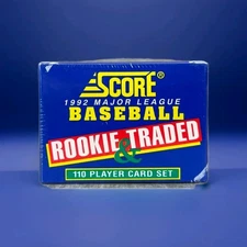 1992 SCORE ROOKIE TRADED MLB 110 CARD SET - NEW FACTORY SEALED