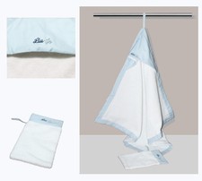 Accappatoio Spugna TRIANGOLO MANOPOLA Neonato Baby Logo LJ LIU-JO LiuJo Glitter