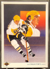 1990-91 Upper Deck Checklist Mario Lemieux #305 Pittsburgh Penguins
