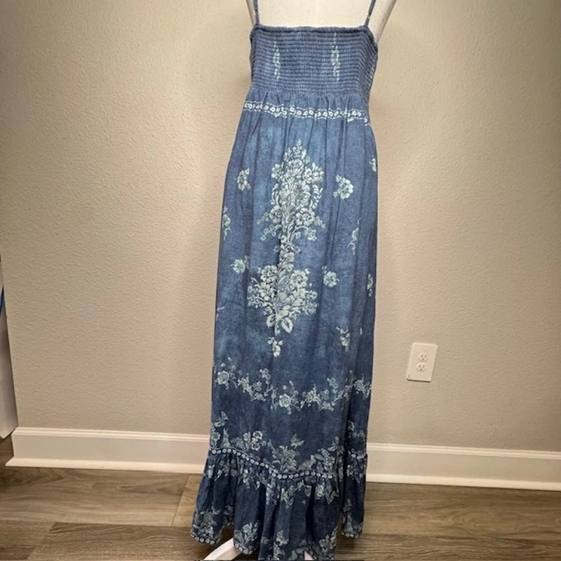 UNDERCOVER Secret Mission Cottagecore prendisole indaco grande