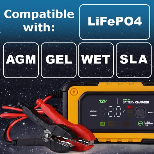 Mighty Max 12V 7Amp Battery Smart Charger Maintainer for Razor Dirt Quad - Picture 3 of 6