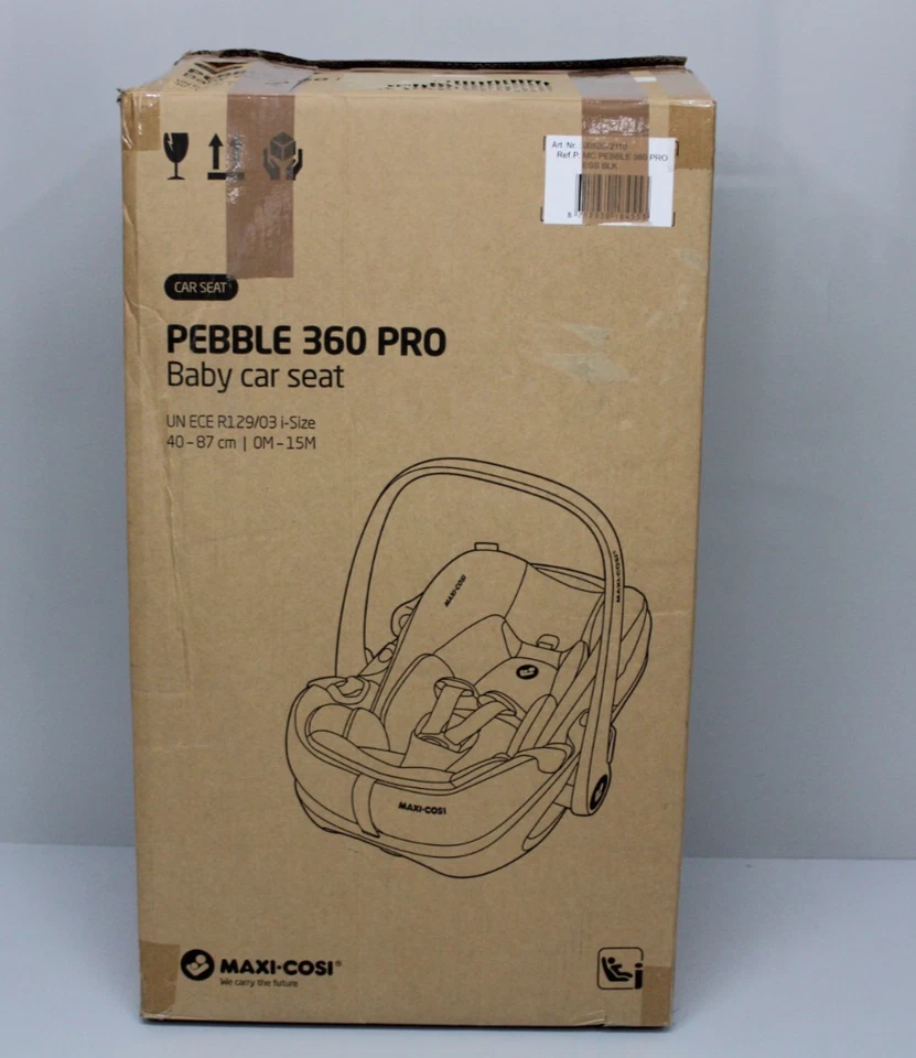 MAXI-COSI Pebble 360 Pro Autositz essential Schwarz 40-87 cm / 0M-15M NEU - Bild 4 von 4