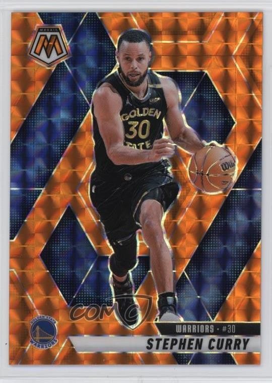 2024-25 Panini Mosaic Orange Mosaic Prizm 97/249 Stephen Curry #163 1qd2