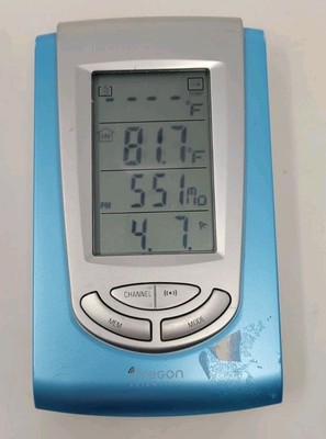 Oregon Scientific Remote Thermo Clock RAR188A No Sensor