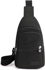 Sling Bag Chest Bag for Women Men,Anti Theft Crossbody Bags,Waterproof Shoulder