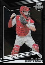 2022 Panini Elite Extra Edition #127 Jimmy Crooks #/999 St. Louis Cardinals