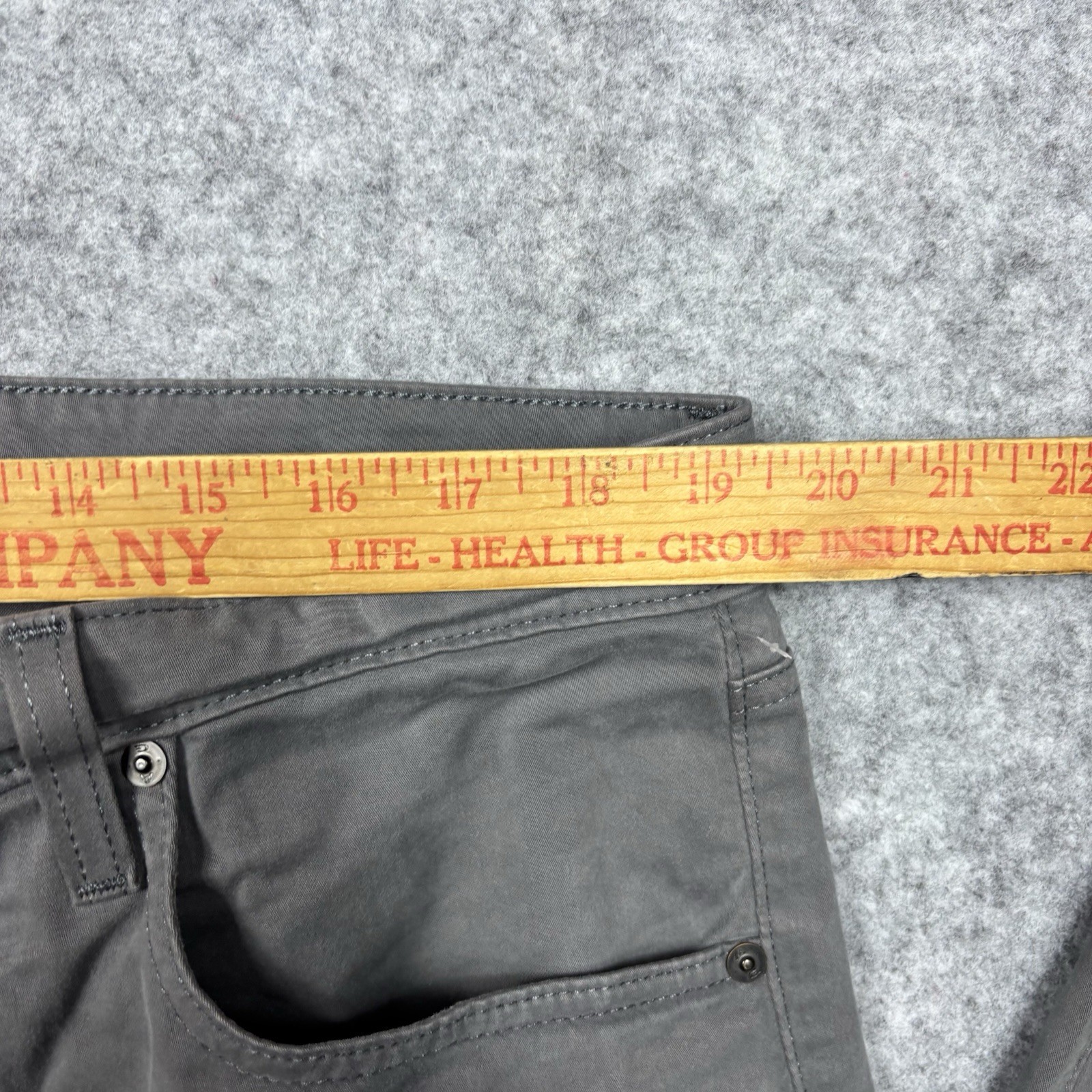 AG Adriano Goldschmied Tellis Modern Slim Casual Canvas Chino Pants Mens 38x32 thumbnail 5