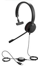 Jabra GN HSC016 Evolve 20 Stereo MS Corded USB Headset w/ & Bluetooth Set