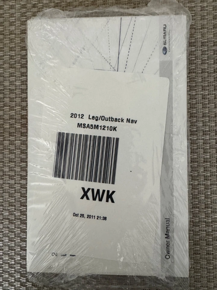 Subaru Nav System Ver 4.1 WEST  MID DVDs 86283AJ07B 86283FG11 & 2012 Nav Manual - Image 4 of 4