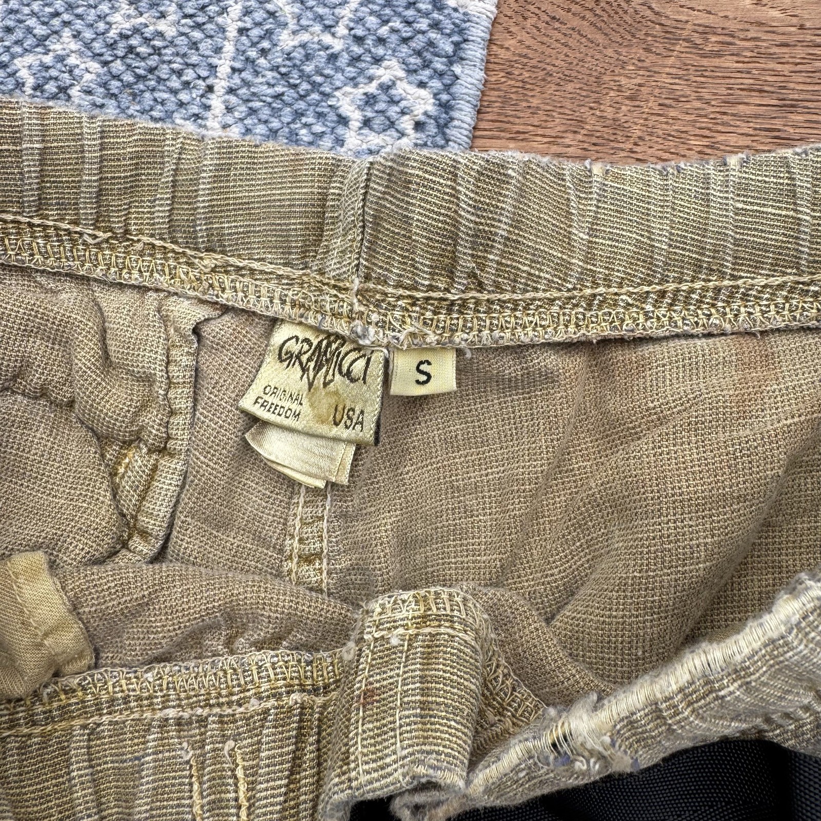 Vintage Woven hemp Gramicci G short image 5