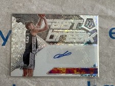 2019-20 Panini Mosaic Fast Break Luka Samanic Šamanić #FB-LSM Rookie Auto RC