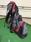 OGIO Striped Stand Golf Bag Black/Red/Gray 8-Way Divider Dual Strap — photo 4
