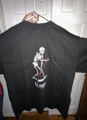 Lil Peep Schemaposse OG Skeleton Grim Reaper T-Shirt 2xl Official