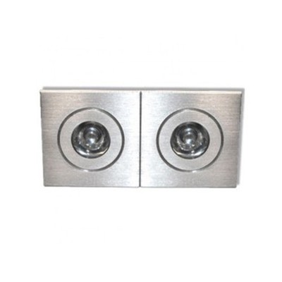CLE LED Einbauleuchte D-LED 06B ALUTEC 2x 1W