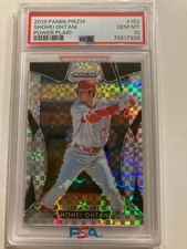 2019 Panini Prizm Plaid Power Shohei Ohtani #153 BEAUTIFUL PSA 10 POP 2