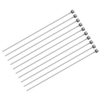 10stk gerade Auswerferstifte, 1,5 mm (0,06'')dmr, SKD61 Runde Spitze, 150 mm (6'')