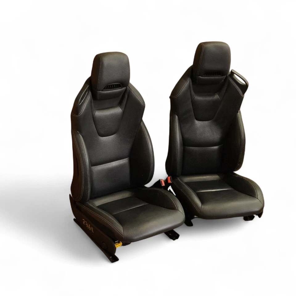 12-16 Mercedes Slk350 Slk250 R172 Seat Leather Bucket Electric Left Right Oem - Image 2 of 4