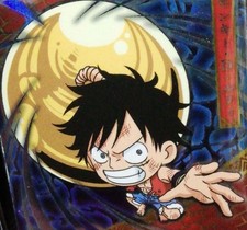 One Piece Monkey D. Luffy Sticker, Colorful, 7cm, Paper, Good Condition,