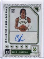 Chris Livingston #SS-LGN 2023-24 Panini Donruss Optic Signature Series Auto (RC)