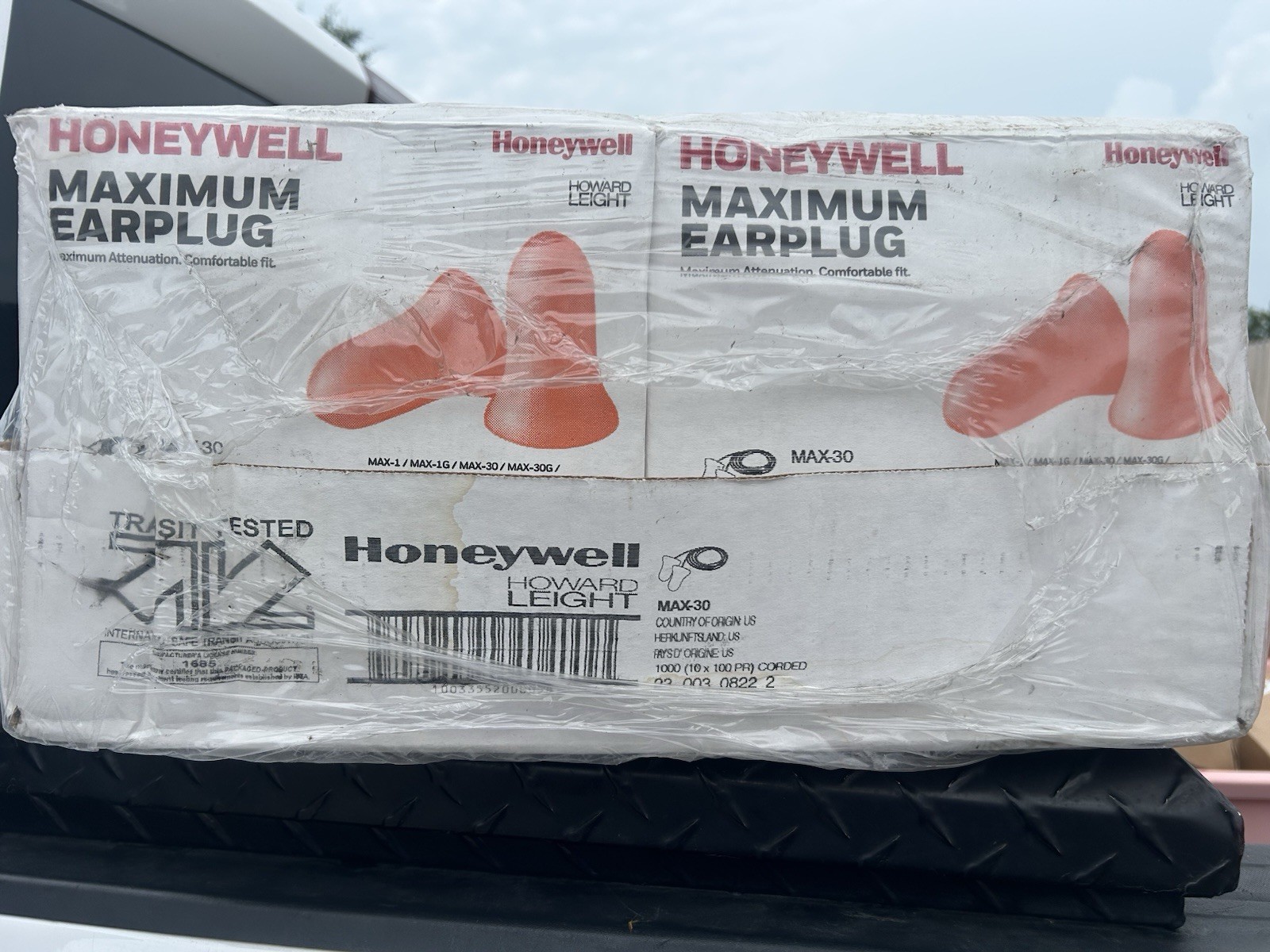 Honeywell-#MAX30 Disposable Foam Ear Plugs Corded- 10 Boxes