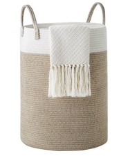 YOUDENOVA 58L Cotton Rope Basket Large Laundry Woven Toy Storage Heavy Duty