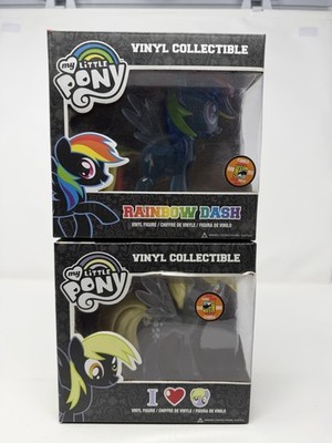 2013 SDCC FUNKO EXCLUSVIE MY LITTLE PONY RAINBOW DASH & DERBY HOOVES NIB SEE DES