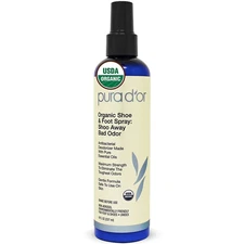 Organic Shoe and Foot Spray: Shoo Away Bad Odor 8 Fl Oz