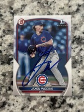 Jaxon Wiggins Signed Autographed 2023 Bowman Draft 1st Bowman IN PERSON AUTO!