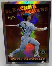 1997 Topps Bleacher Reachers Mark McGwire #SB6 Oakland Athletics 