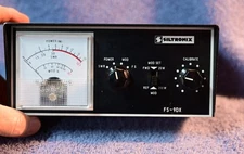 Vintage Siltronix FS-9DX Wattmeter - original  box, works! Very nice!