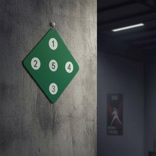doppelseitiges Fechtziel einfache Wandmontage h&auml;ngende Fechtscheibe f&uuml;r