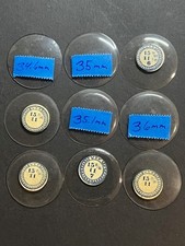 LOT OF 9 GLASS POCKET WATCH CRYSTALS SIZE 15 REPLACEMENT PARTS