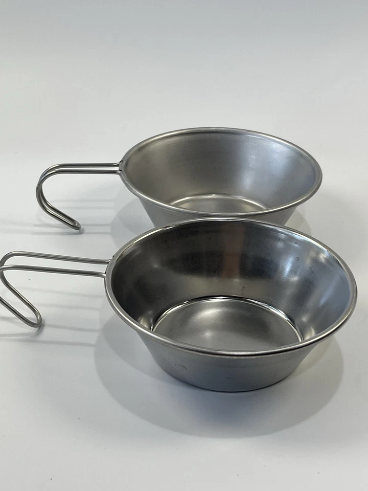 Juego de 2 tazas Sierra de acero inoxidable siempre nuevas de 8 oz hechas en Japón para acampar Foto 3 de 4