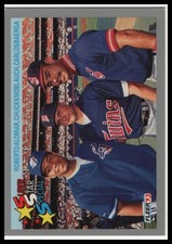 1993 Fleer #357 (Roberto Alomar / Chuck Knoblauch / Carlos Baerga)