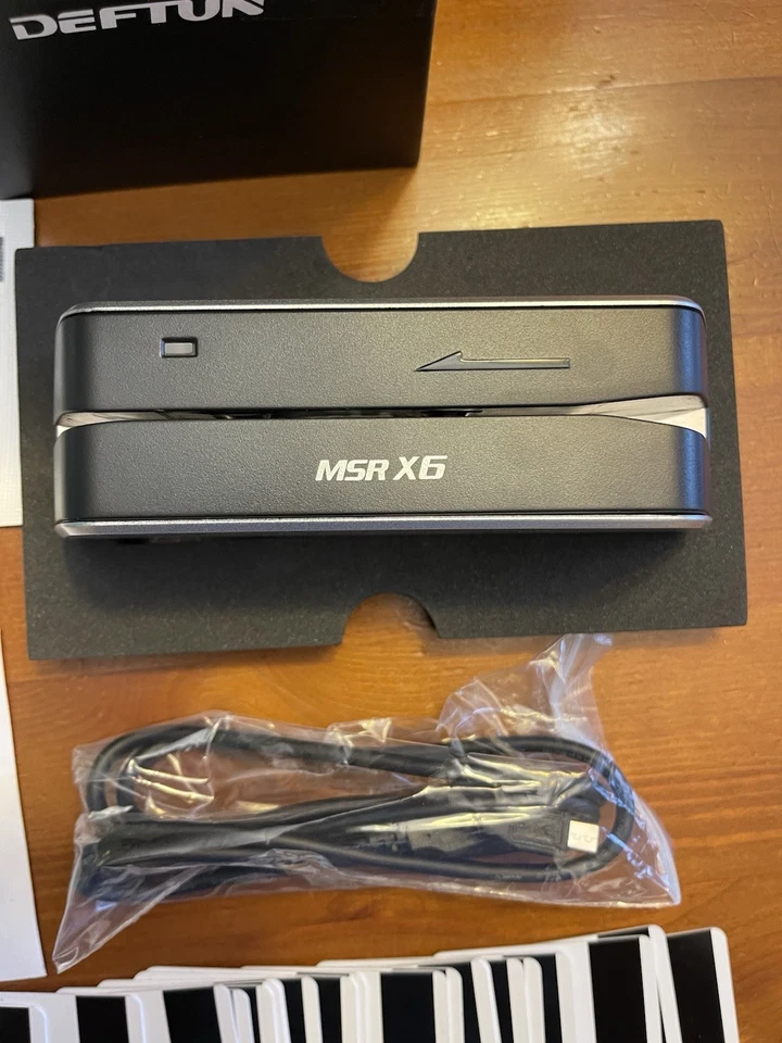 Deftun MSR X6 Card Reader Writer - Image 3 of 3