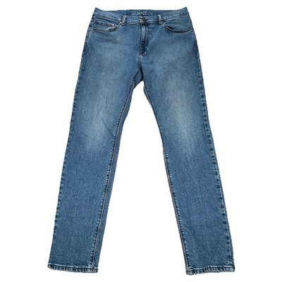 Mott & Bow Skinny Jeans Men's 35x32 Blue Stretch Denim Classic Casual City