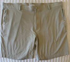 Peter Millar Shackelford Classic Fit Shorts Gray 44 Stretch Performance