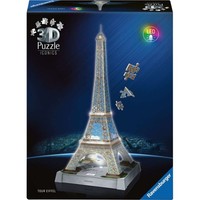 Ravensburger 3D Puzzle Iconics: Eiffelturm - Mit Licht