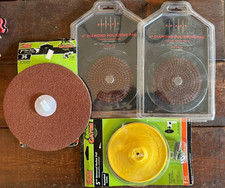 Set 4 Beast Diamond Polishing Pad 200 grit Gator 7" Fiber Discs Backer Pad