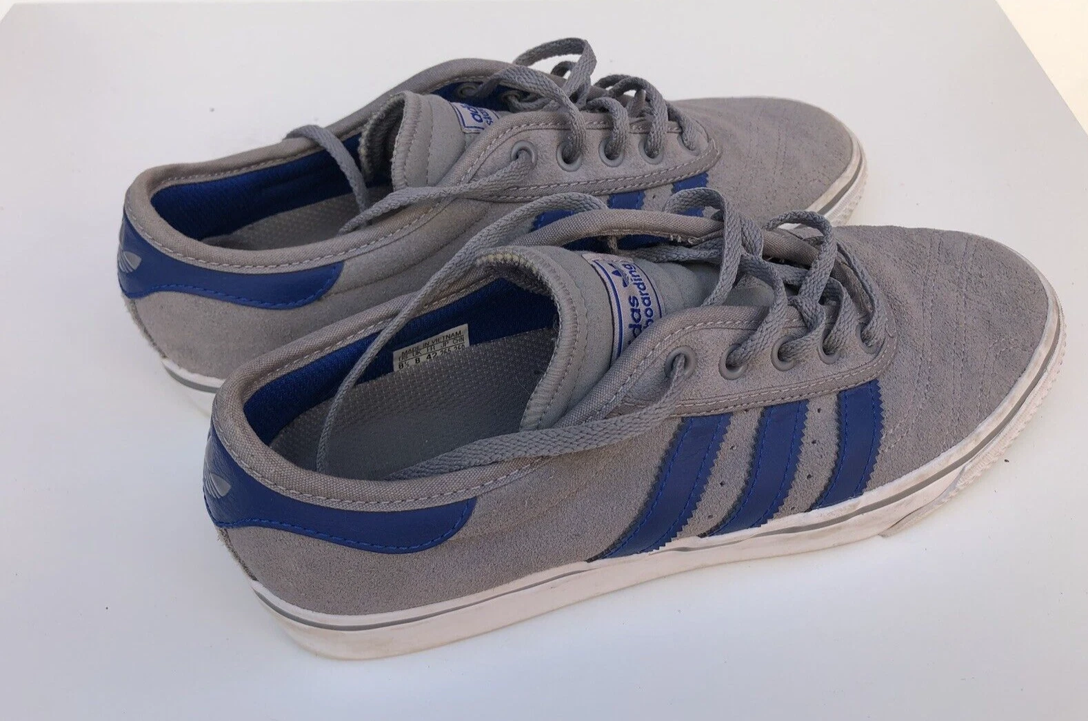 Adidas Scarpe da Ginnastica Skateboard Ease Grigio Royal Uomo UK Taglia 8