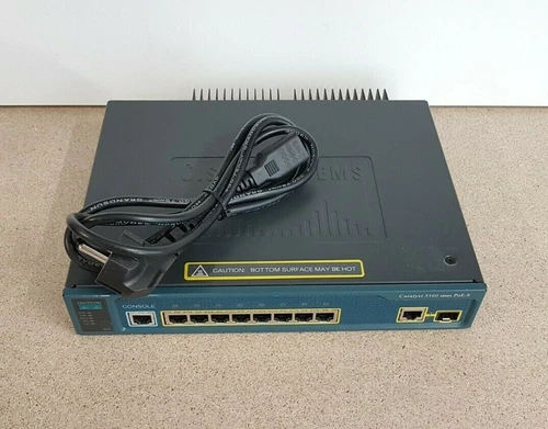Cisco WS-C3560-8PC-S - PoE Ethernet Switch - 8 Ports - Fanless