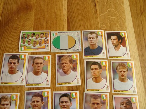 Panini WM 2002 Irland Komplett Rar - Bild 2 von 7
