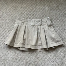Aritzia Sunday Best jump rope skort Fluent Taupe Size 2 Low Rise Micro Skort