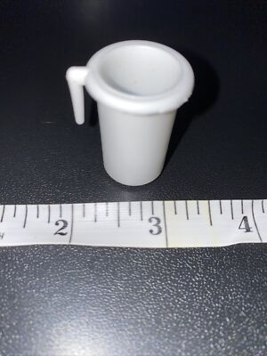 Dollhouse White Ice Tea Pitcher  Jug Ewer Barbie Doll Accessories Diorama