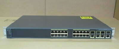 CISCO WS-C2960G-24TC-L 24 Port Gigabit Switch ios 15.0-tar  2960G-24TC-L TESTED