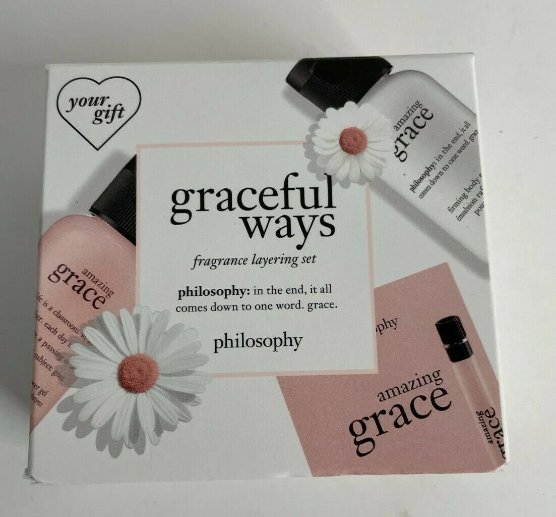 NEW 3PC Philosophy Graceful Ways Fragance Layering Set with Box