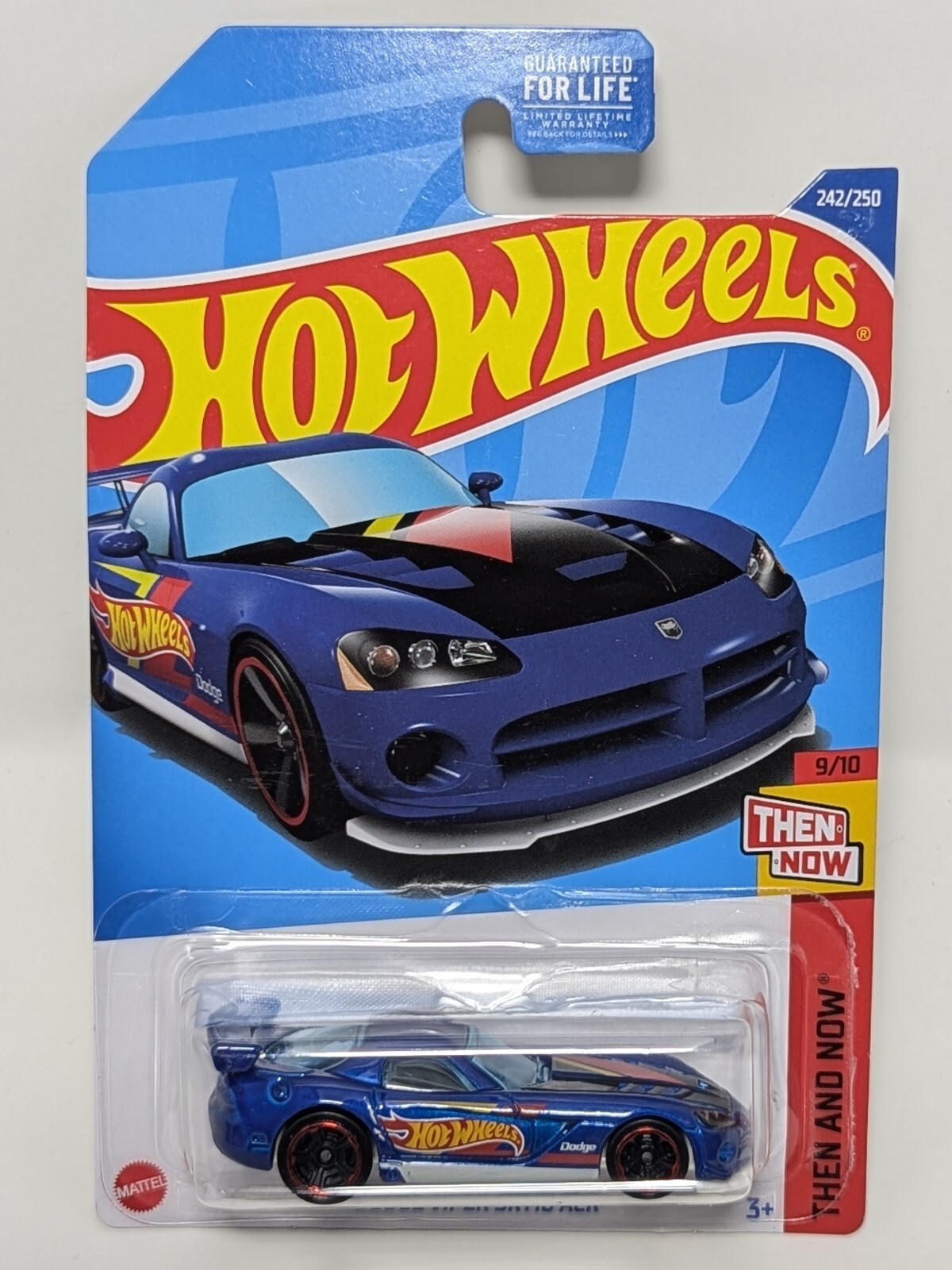 Hot Wheels 2022 Dodge Viper SRT10 ACR Then & Now #242, 9/10 Blue