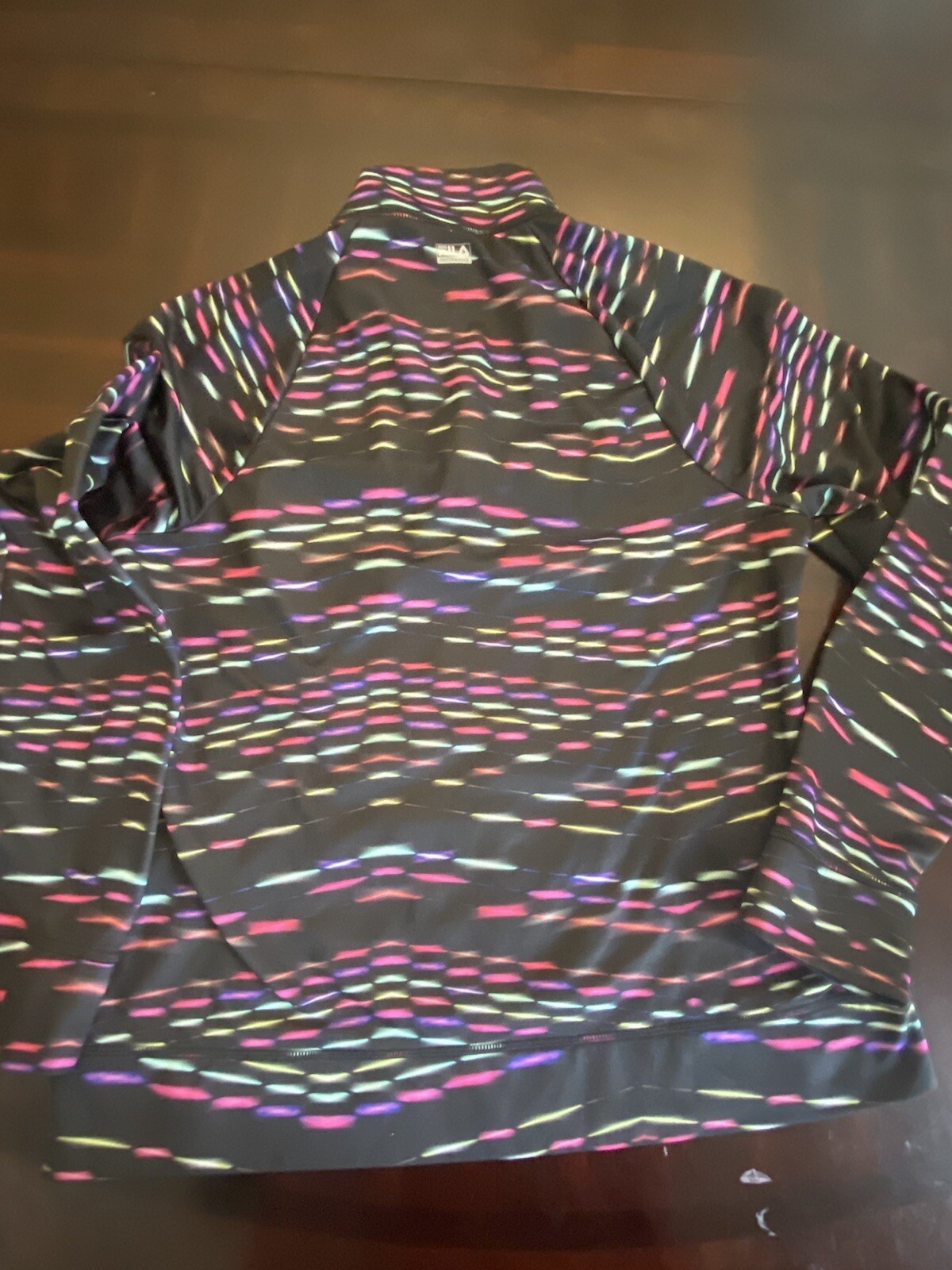 fila sport giacca donna M performance 1 4 zip nero multi